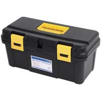 Coffre &agrave; outils portatif en plastique JPTB-16, 16" la x 8" p x 7-1/2" h, Noir Distribution Jean Lapalme
