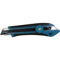 Couteau professionnel de 18 mm READYEDGE, Acier inoxydable, Robuste, Prise en Caoutchouc Distribution Jean Lapalme