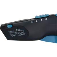 Couteau de s&eacute;curit&eacute; r&eacute;tractable READYEDGE, Acier inoxydable, Robuste, Prise en Plastique/Aluminium Distribution Jean Lapalme
