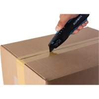Couteau de s&eacute;curit&eacute; r&eacute;tractable READYEDGE, Acier inoxydable, Robuste, Prise en Plastique/Aluminium Distribution Jean Lapalme
