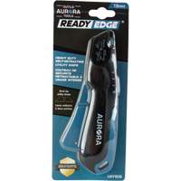 Couteau de s&eacute;curit&eacute; r&eacute;tractable READYEDGE, Acier inoxydable, Robuste, Prise en Plastique/Aluminium Distribution Jean Lapalme