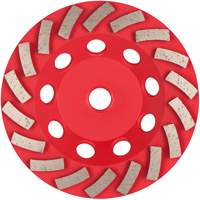 Meule boisseau diamant&eacute;e &agrave; 18 segments Turbo DIAMOND MAX Distribution Jean Lapalme