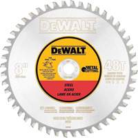 Lame circulaire pour m&eacute;taux ferreux, 8", 40 dents, Pour M&eacute;tal Distribution Jean Lapalme