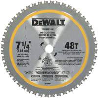 Lame de scie circulaire, 7-1/4", 48 dents, Pour M&eacute;tal Distribution Jean Lapalme