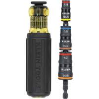 7-in-1 Impact Flip Socket Set with Handle, 1/2"/5/16"/1/4"/7/16"/9/16"/3/8' Drive, 7 Pcs Distribution Jean Lapalme