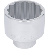 Chrome Socket, 50 mm, 1" Drive, 12 Points Distribution Jean Lapalme