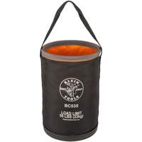 Straight Utility Bucket, 17" L x 12" W x 4" H, Nylon, Black/Grey/Orange Distribution Jean Lapalme