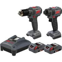 Ensemble d'outils compacts sans fil perceuse & tournevis, 20 V Distribution Jean Lapalme