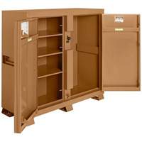 Armoire de chantier mod&egrave;le 111 avec cadenas, Acier, 47,5 pi³, Havane Distribution Jean Lapalme