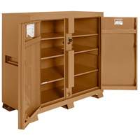 Armoire de chantier mod&egrave;le 139 avec cadenas, Acier, 59,4 pi³, Havane Distribution Jean Lapalme