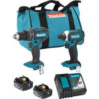 LXT Cordless Impact Driver & Hammer Drill/Driver Combo Kit, 18 V Distribution Jean Lapalme