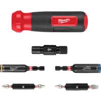 Tournevis multi-usage 8-en-1 avec embouts et tourne-&eacute;crous &agrave; chocs SHOCKWAVE, 8-1/3" lo, Prise Coussin&eacute;e Distribution Jean Lapalme