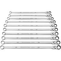 Jeu de cl&eacute;s Gearbox &agrave; t&ecirc;te flexible XL et cannelure universelle 120XP, Cl&eacute; polygonale, 10 morceaux, Imp&eacute;rial Distribution Jean Lapalme