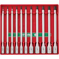 Jeu de douilles &agrave; embouts longues, Torx, Prise 1/4"/3/8", 11 mr Distribution Jean Lapalme