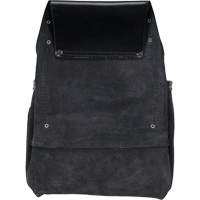 Phantom Collection Heavy-Duty Nail & Tool Bag, Leather, 10 Pockets, Black Distribution Jean Lapalme