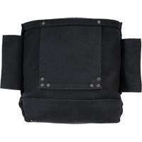 Phantom Collection Nut & Bolt Bag with 2 Sleeves, Canvas, 3 Pockets, Black Distribution Jean Lapalme