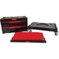 3-Piece Arx&reg; Dolly with Swivel Casters Set, 23-1/10" x 15" x 13-2/5", Black Distribution Jean Lapalme