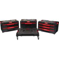 4-Piece Arx&reg; Dolly with Swivel Casters Set, 23-1/10" x 15" x 22-1/2", Black Distribution Jean Lapalme
