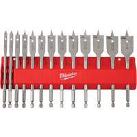 Ensemble de m&egrave;ches plates, 13 morceaux, Acier &agrave; haute teneur en carbone Distribution Jean Lapalme