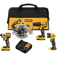 Ensemble quatre outils sans fil et sans balai MAX* (2.0Ah), 20 V Distribution Jean Lapalme