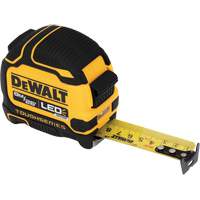 TOUGHSERIES Lighted Tape Measure, 26'/8 m, Imperial & Metric Graduations Distribution Jean Lapalme