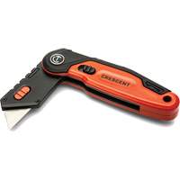 Couteau utilitaire pliant, 1" lame, lame en Acier, poign&eacute;e en Aluminium Distribution Jean Lapalme