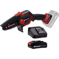 Scie &agrave; chaîne d'&eacute;lagage compacte sans fil avec batterie 2,5 Ah et ensemble de d&eacute;part de chargeur, 6", &agrave; pile, 18 V Distribution Jean Lapalme
