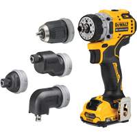XTREME Brushless Cordless 5-in-1 Drill/Driver Kit, Lithium-Ion, 12 V, 3/8" Chuck Distribution Jean Lapalme