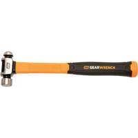 Ball Pein Hammer, 8 oz. Head Weight, Plain/Polished Face, Fibreglass Handle Distribution Jean Lapalme
