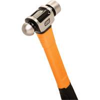 Ball Pein Hammer, 8 oz. Head Weight, Plain/Polished Face, Fibreglass Handle Distribution Jean Lapalme