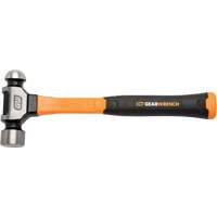 Ball Pein Hammer, 32 oz. Head Weight, Plain/Polished Face, Fibreglass Handle Distribution Jean Lapalme