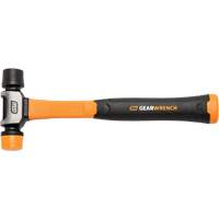 Soft Face Hammer, 16 oz. Head Weight, Plain Face, Solid Steel Handle, 12-1/4" L Distribution Jean Lapalme