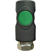 Raccord rapide TOPQUIK S1 Ultraflo 7,8 mm, Composite en polyester/Acier inoxydable, 1/4", NPT femelle, 174 PSI Distribution Jean Lapalme