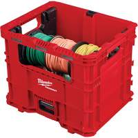 Bac distributeur de fils XL PACKOUT, 15-3/4" x 18-5/8" x 15", Noir/Rouge Distribution Jean Lapalme