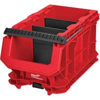 Bac compact PACKOUT, 15-1/2" x 9-1/2" x 8-3/4", Noir/Rouge Distribution Jean Lapalme