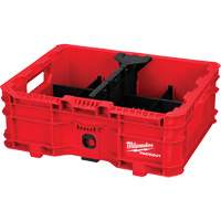 Bac &agrave; profil bas PACKOUT, 15" x 18-5/8" x 6-5/8", Noir/Rouge Distribution Jean Lapalme