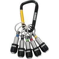 Jeu de porte-embouts avec anneau porte-cl&eacute;s, 5 M Distribution Jean Lapalme