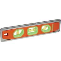 Glo-View&reg; Torpedo Level, 9" L, Aluminum, 3 Vials, Magnetic Distribution Jean Lapalme