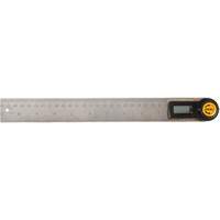 Localisateur d'angle num&eacute;rique et r&egrave;gle, 11" lo, Acier inoxydable, Graduations de 1/32" Distribution Jean Lapalme