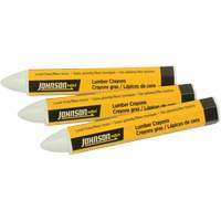 Lumber Crayons - 3-Pack, White, Marker Distribution Jean Lapalme