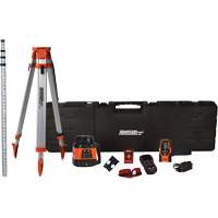 Syst&egrave;me laser rotatif horizontal/vertical &agrave; double pente &eacute;lectronique &agrave; nivellement automatique, 1500' (457.2 m), 635 N.m Distribution Jean Lapalme