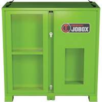 Armoire de rangement d'&eacute;PI sur place, Acier, Vert lime haute visibilit&eacute; Distribution Jean Lapalme