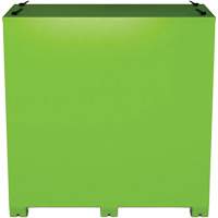 Armoire de rangement d'&eacute;PI sur place, Acier, Vert lime haute visibilit&eacute; Distribution Jean Lapalme