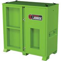 Armoire de rangement d'&eacute;PI sur place, Acier, Vert lime haute visibilit&eacute; Distribution Jean Lapalme