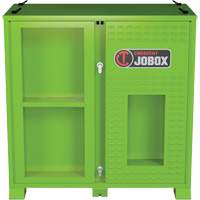 Armoire ventil&eacute;e pour le rangement d'&eacute;PI sur place, Acier, Vert lime haute visibilit&eacute; Distribution Jean Lapalme