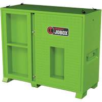 Armoire de rangement d'&eacute;PI sur place, Acier, Vert lime haute visibilit&eacute; Distribution Jean Lapalme