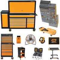 MEGAMOD Master Mechanics Tool Set in Premium Modular Foam Trays with Tool Storage & Shop Equipment, 1331 Pieces Distribution Jean Lapalme