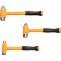 Dead Blow Ball Pein Hammer Set, 3 Pieces Distribution Jean Lapalme