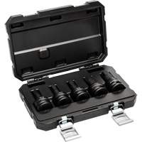 SAE Impact Bit Socket Set with Blow Mold Case, Hex, 3/4" Drive, 5 Pcs Distribution Jean Lapalme