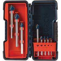 Glass & Tile Drill Bit Set, 8 Pieces, Carbide Distribution Jean Lapalme